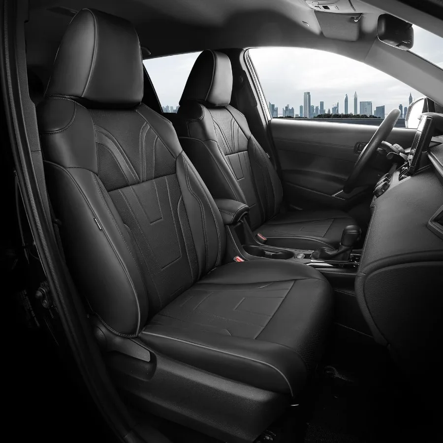 

Чехлы на сиденья Corolla Cross L LE XLE 2021 2022 2023 2024 2025 Пользовательские чехлы на автомобильные сиденья Полный комплект роскошных кожаных чехлов на сиденья для