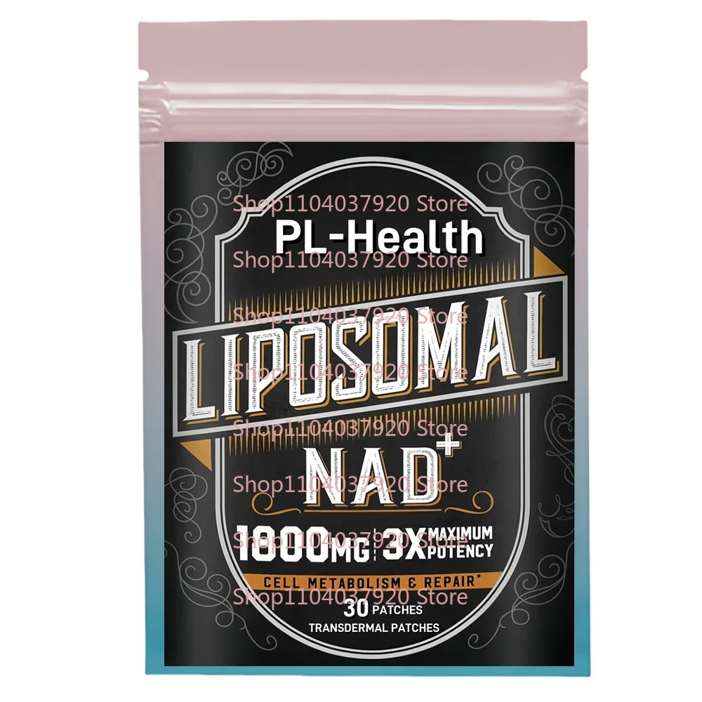 30 Patches Liposomal NAD Transdermal Patches Pure NAD Plus for Energy Booster & Cellular Repair