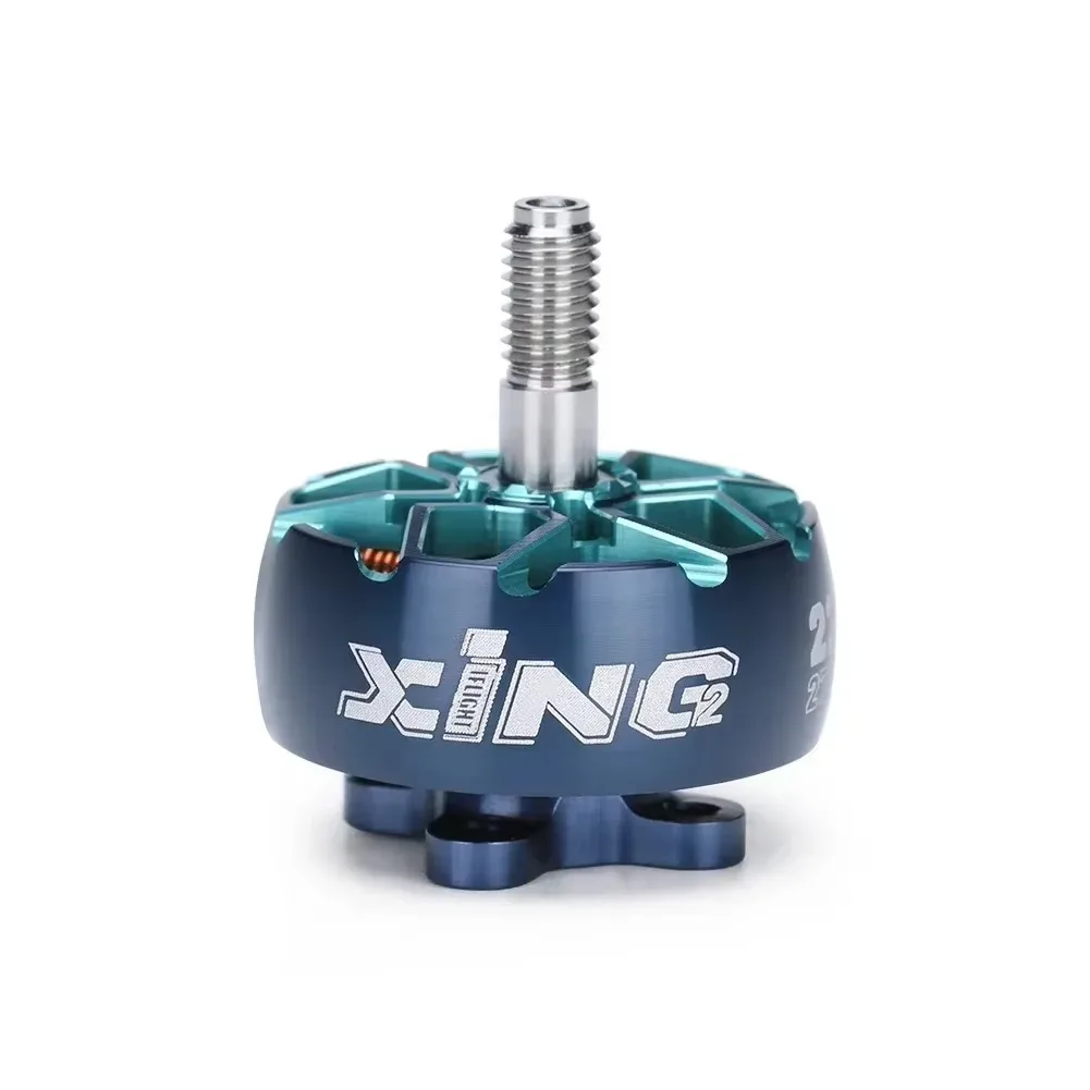 RoRuSIFlight XING2 2207 FPV Drone Motor, Sold As 4PCS Pack Only, 1855KV 6S / 2755KV 4S Dual KV Options Freestyle Brushless Motor