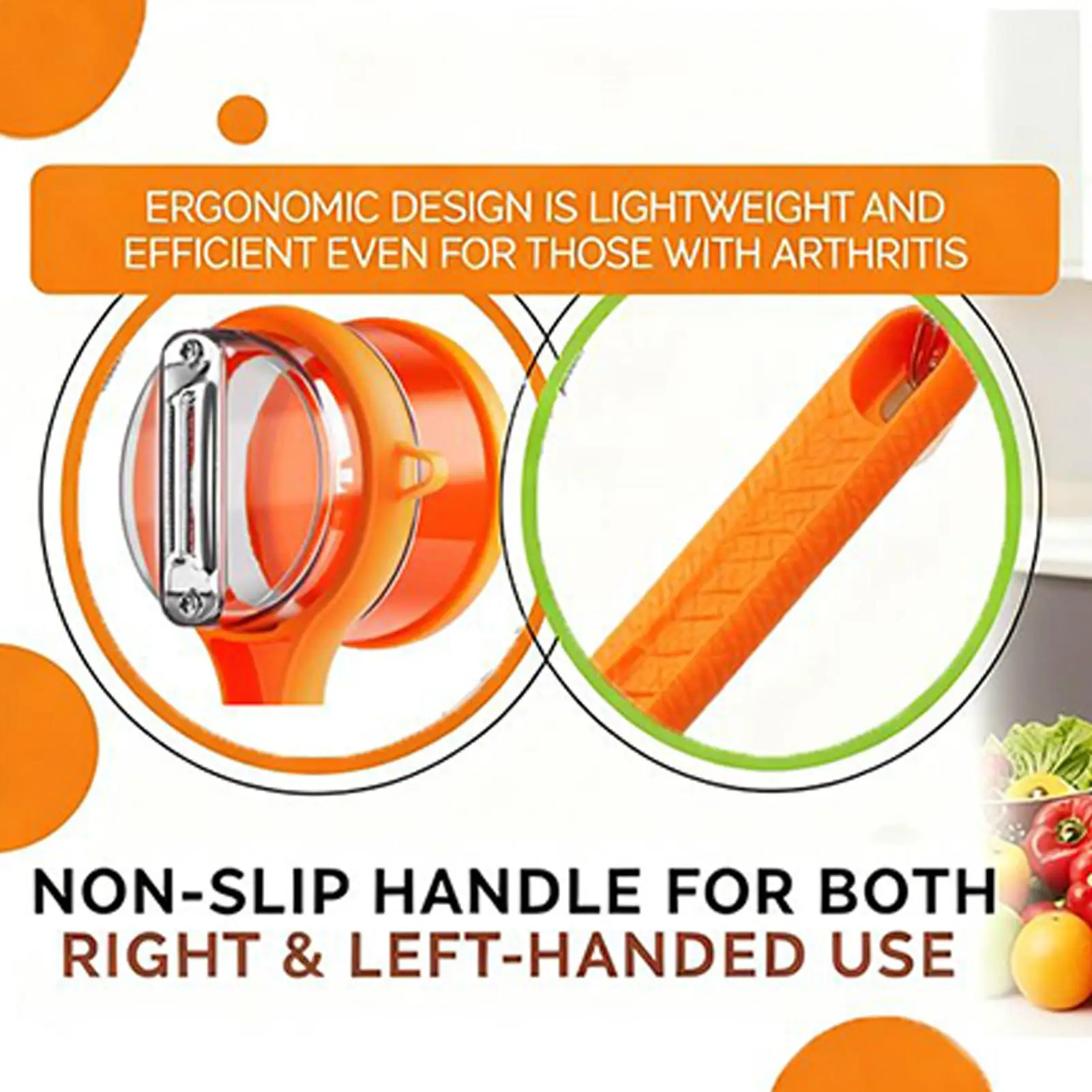 

Овощечистка для фруктов, точный инструмент, гаджеты с контейнером, овощечистка для кухни с противоскользящей ручкой для чеснока, винограда, авокадо, моркови