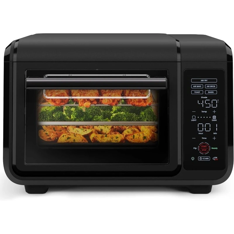 

Air Fryer Toaster Oven Combo, 15 Qt. Countertop Oven for Quick & Healthy Meals, Bake, Broil, Air Fry, Toast, and Bagel F
