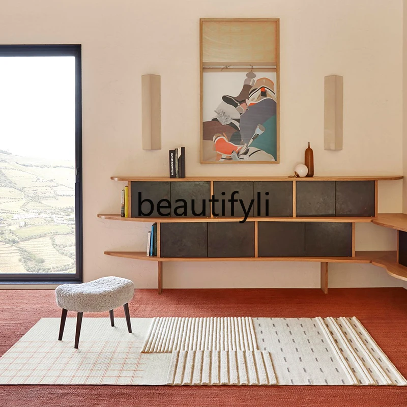 Living room, bedroom, rectangular wool carpet, Nordic style