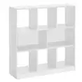 

Modern 8-Cube Bookcase Storage For Living Room, White