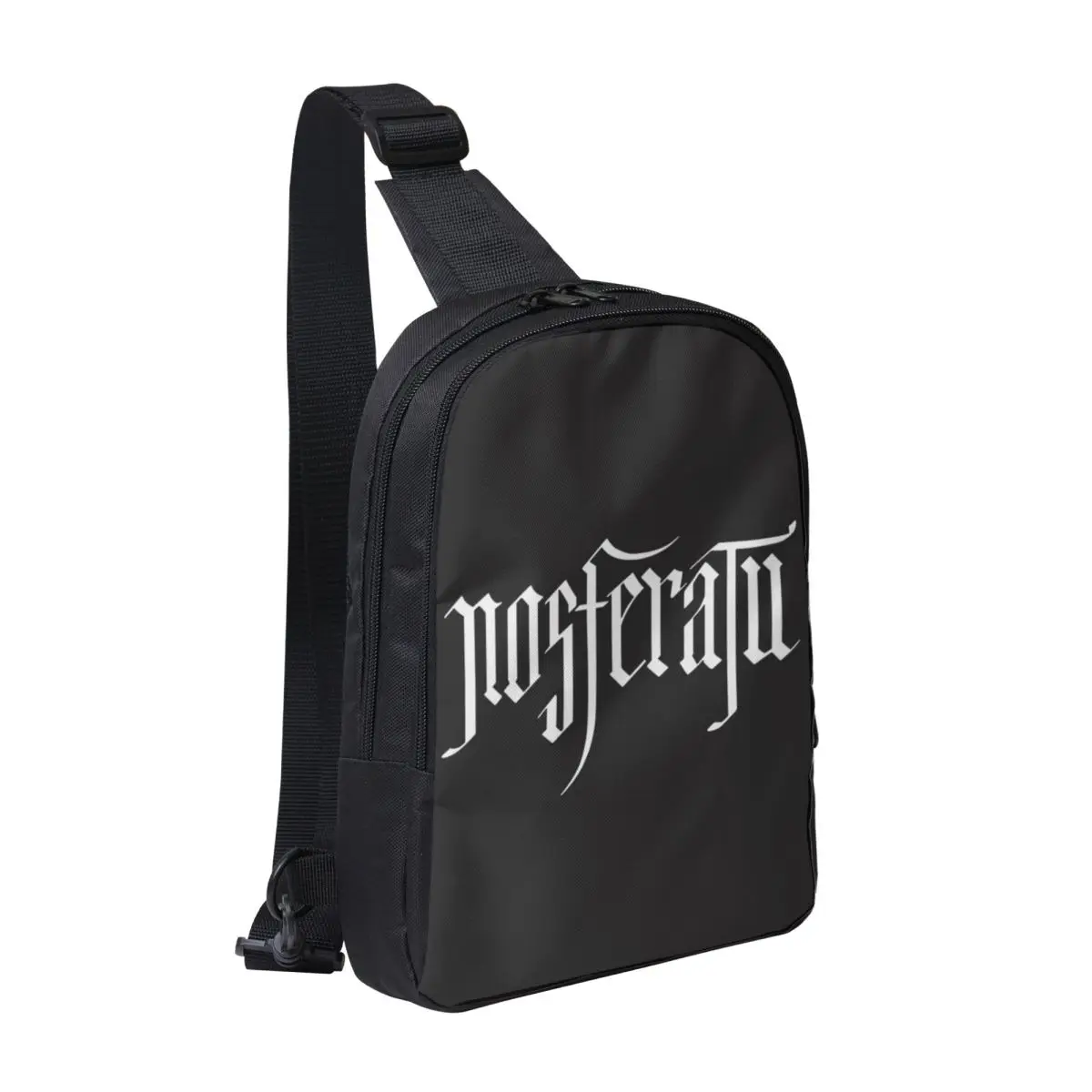 

Nosferatu 2024 Movie Logo Chest Bag Men Sling Crossbody Backpack Chest Bag Traveling Hiking Daypack Shoulder Bag