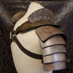 Medieval Viking Warrior Gladiator Battle Knight Pauldrons Shoulder Armor Renaissance Festival Carnival Props Cosplay Costume Top