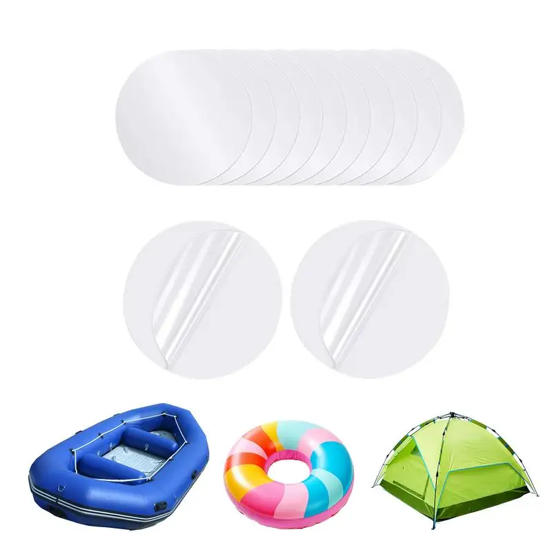 Air Mattress Patch Kit Self-Adhesive Underwater Pool Patch Sticker Waterproof Clothes Adhesion Clear Repair Tape Tarp Repair Kit