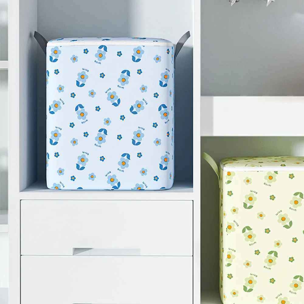 Quilt Storage Bag With Handle Stackable Anti-mould Quilts Finishing Bag For Shoe Storage