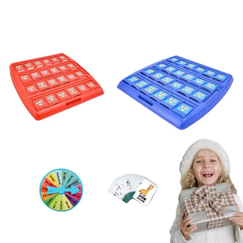 Board Games For Kids Creative Guessing Game For Kids Two Player Board Games Portable Kids Card Games Interactive Board Games For