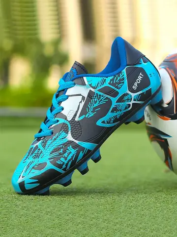 Childrens Football Shoes for Boy Turf Training Outdoor Sports Fast Soccer Tenis Pro Original Society Football Boot for Kids