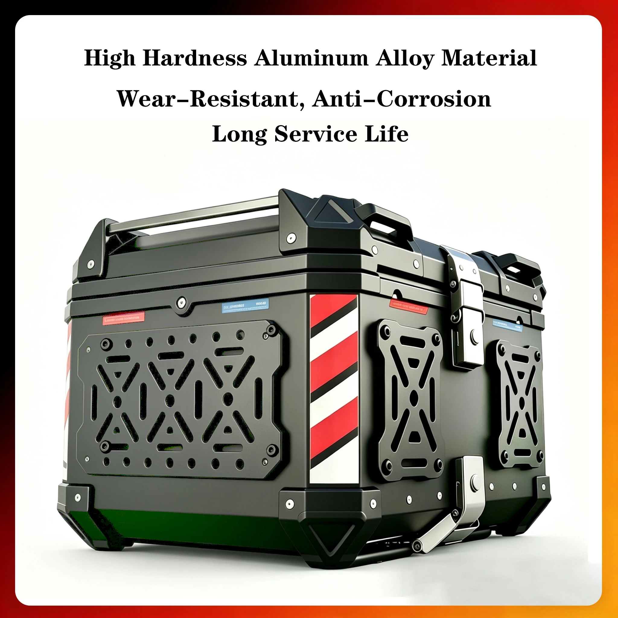 Motorcycle Trunk Tactical Expansion Panel Quick-Mounting Aluminum Alloy Molle Panel Universal Modular Organizer Storage