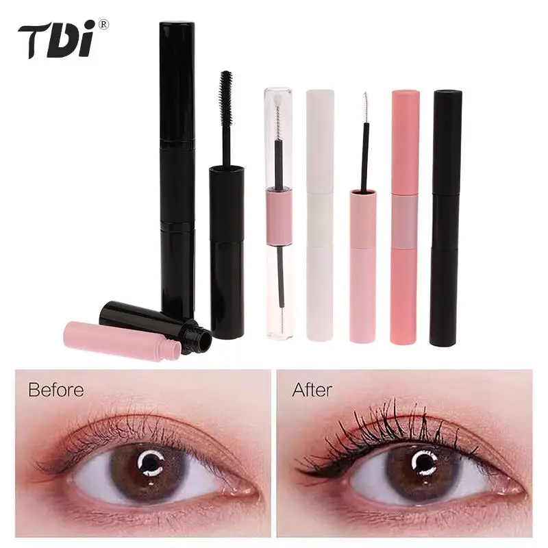 3/5/8ml Double Headed Empty Mascara Tube With Plug Eyelash Cream Container Bottle Make Up DIY Cosmetics Empty Tubes Pink Black