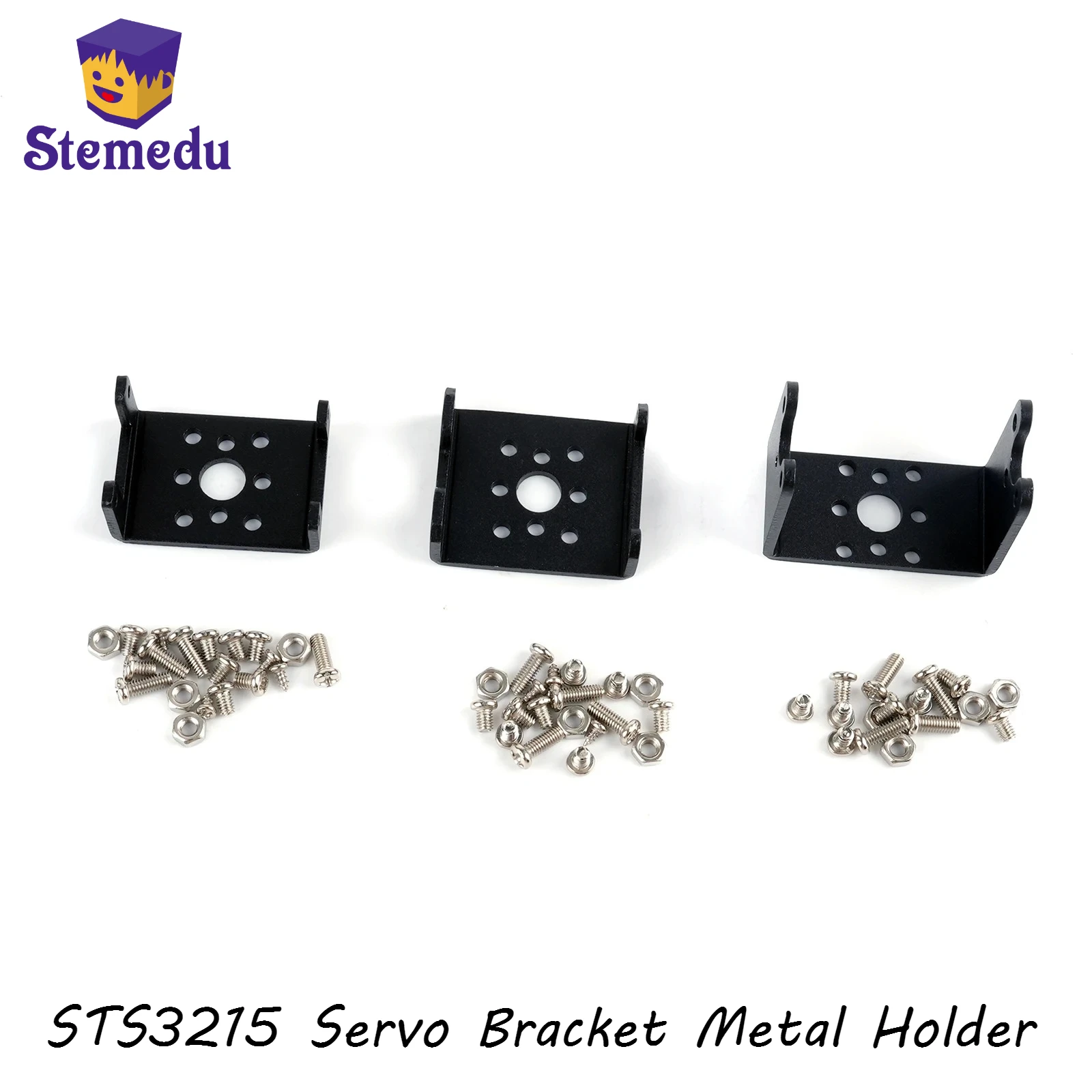 STS3215 Servo Bracket Metal Holder for 7.4V 19KG 12V 30KG Serial Bus TTL Feedback Magnetic Encoding Smart Servo Arm Accessories