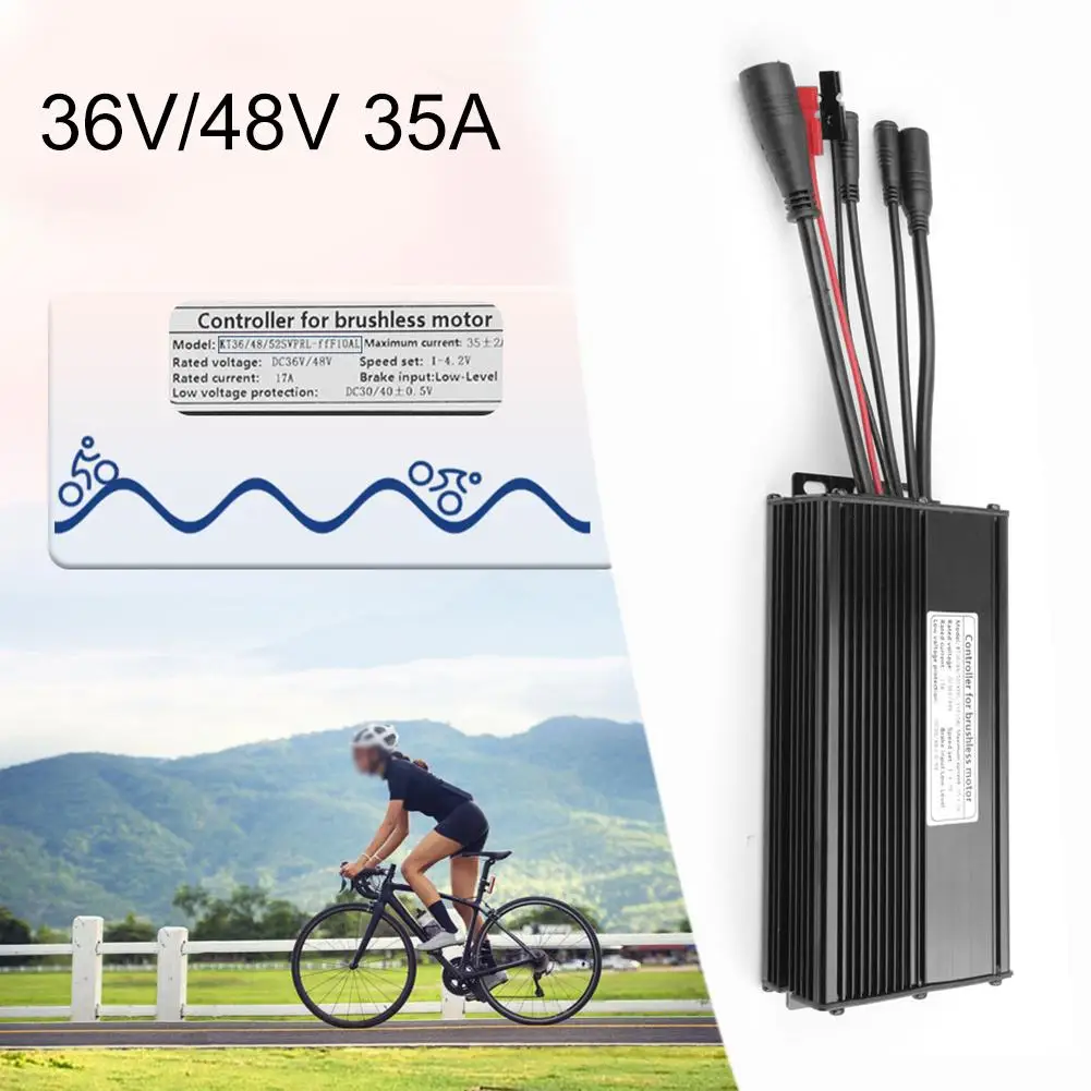 

Electric Bicycle Brushless Controller 36V-48V 35A Sine Wave 3 Modes E-bike Motor Controller For KT Cycling Accessories