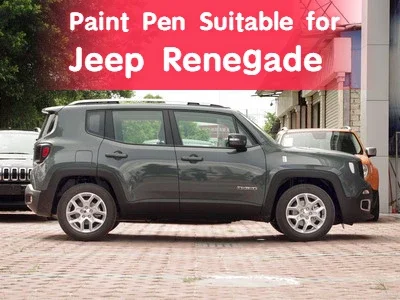 Paint Pen Suitable for Jeep Renegade Original Stardust Gray Car Paint Special Paint Fixer Scratch Repair Artifact Glacier White