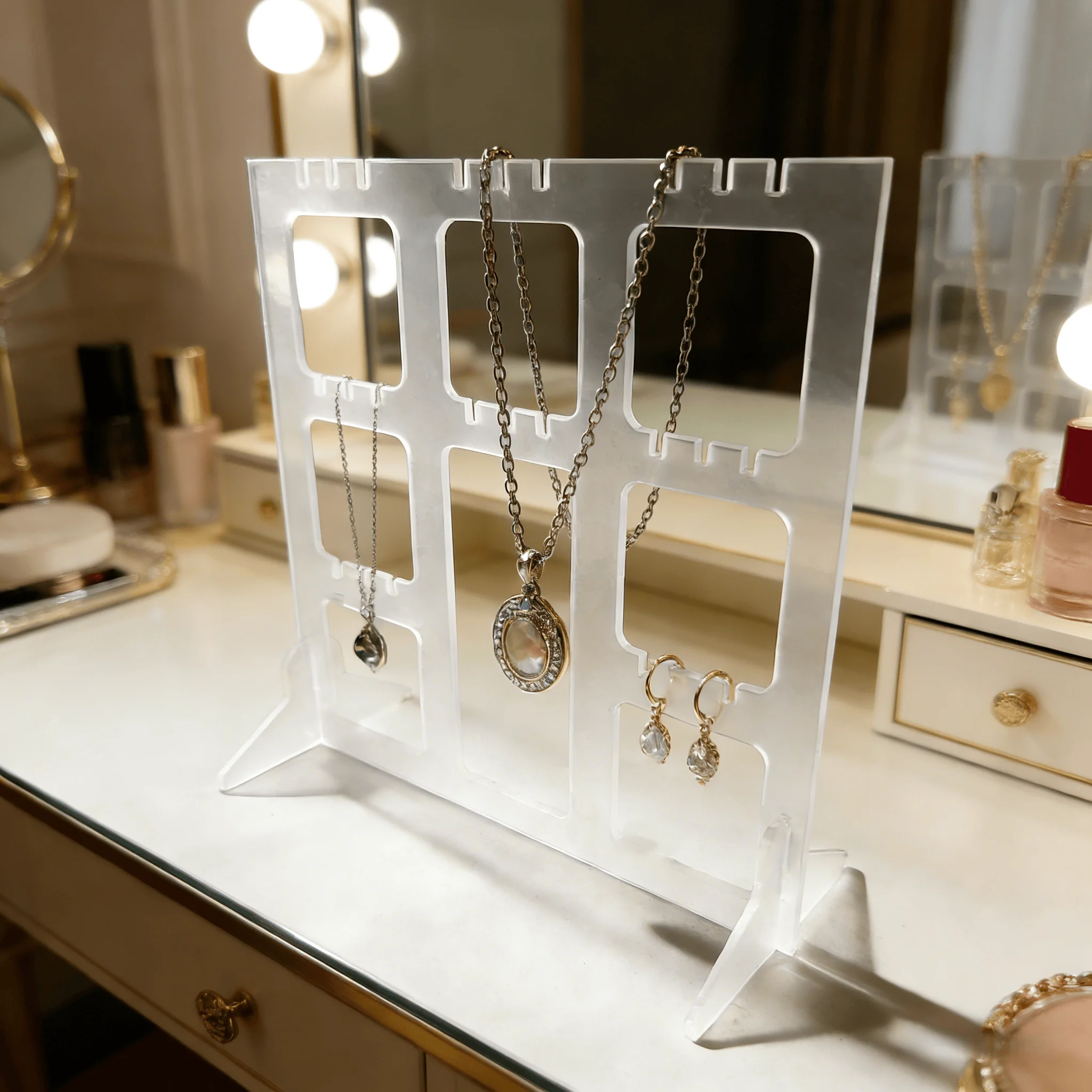 Multi-Functional Acrylic Display Stand, Used For Placing Jewelry, Collectibles, Multifunctional Display Stand For Accessories