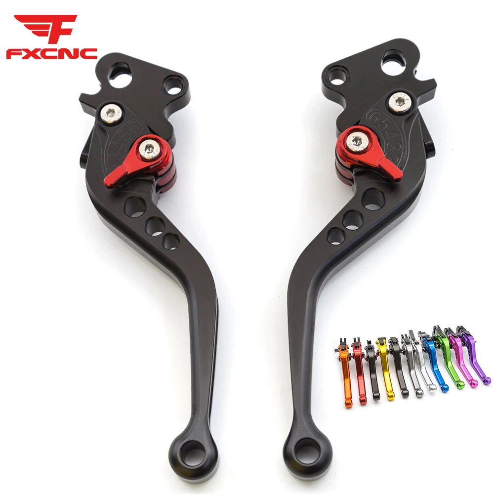 Regulowane klamki hamulcowe (przednie i tylne) do motocykli VESPA 50-125 PV ET3 PK S XL, aluminiowe klamki hamulcowe 3D.