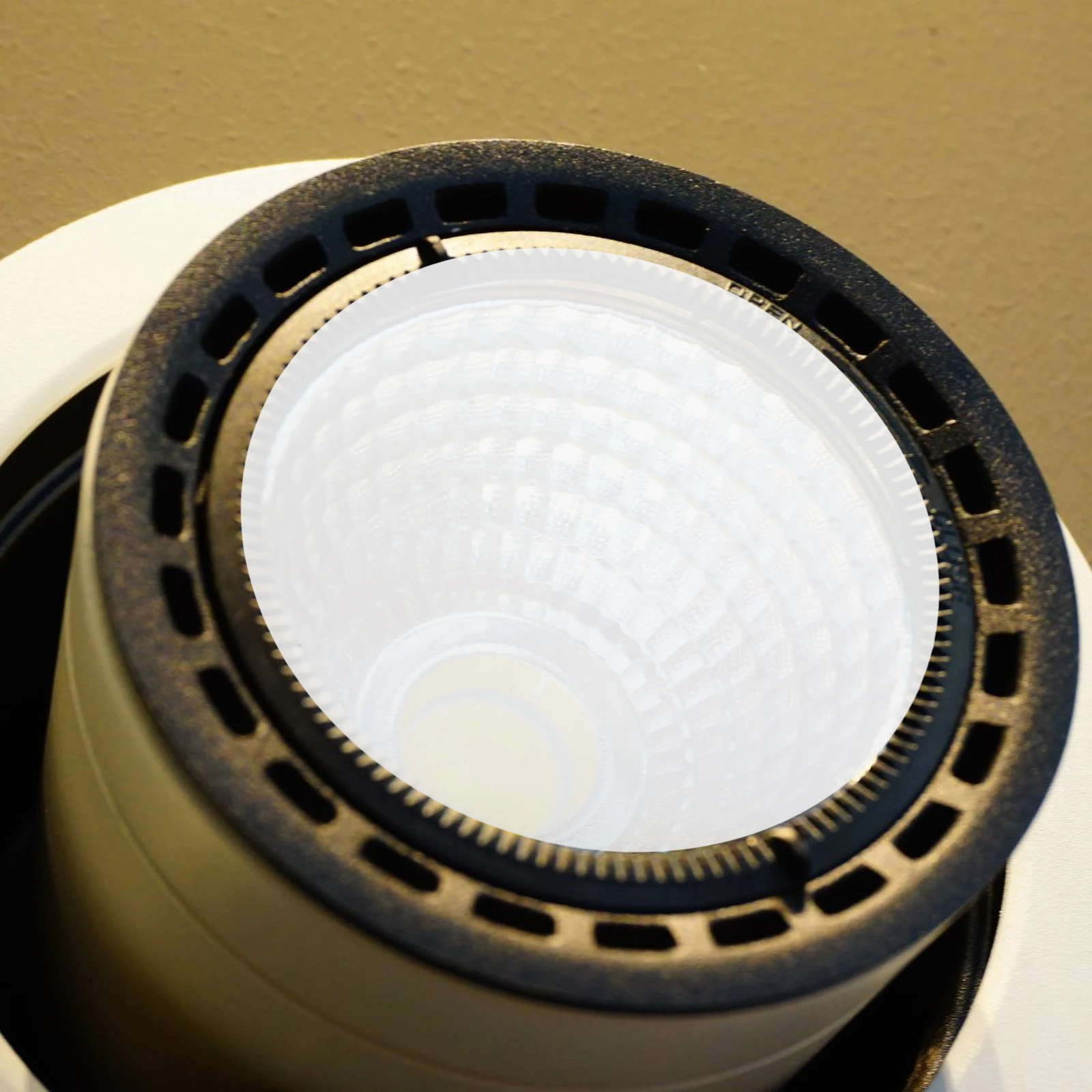 

6pcs Led Downlight Diffuser Plate Round Flat Curved Pc Cover Easy Install Bright Light Transmission For Recessed Ceiling