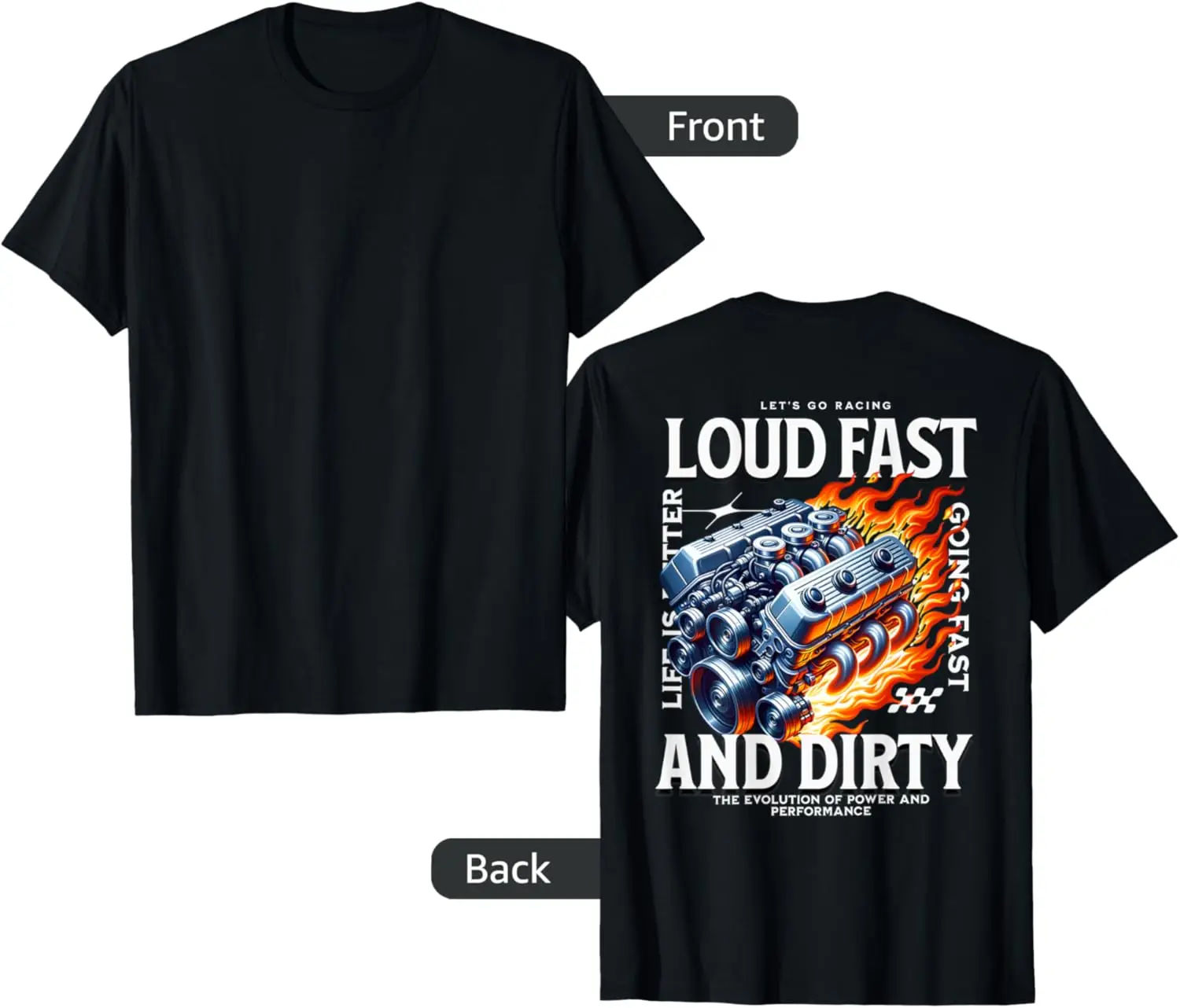 Dirt Modified Racecar Apparel Sprint Car Dirt Track Racing T-Shirt