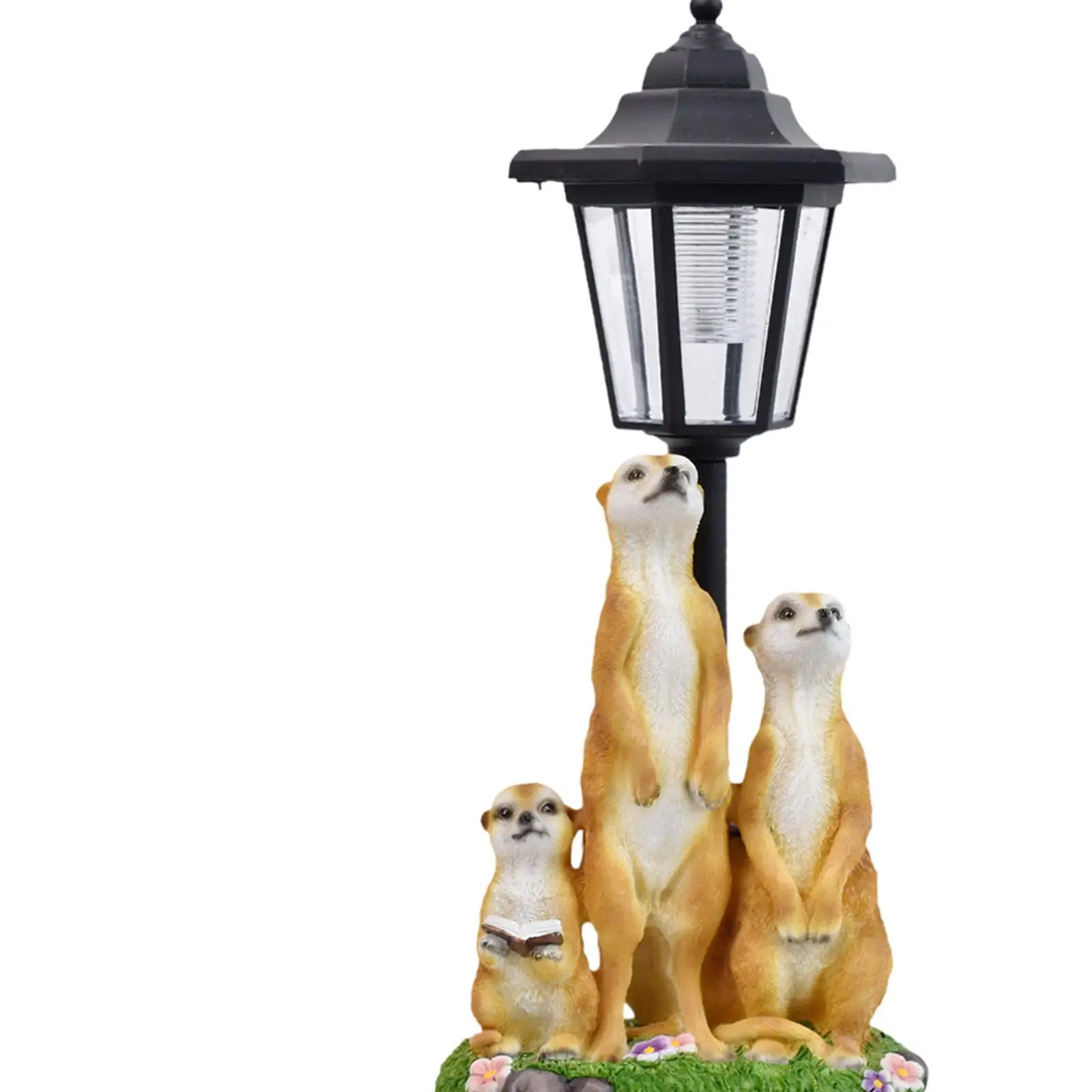 

Garden Resin Meerkat Dad Mom Son Light Outdoor Solar Figurine Sculpture for Decorative Garden Statues and Yard Accessories