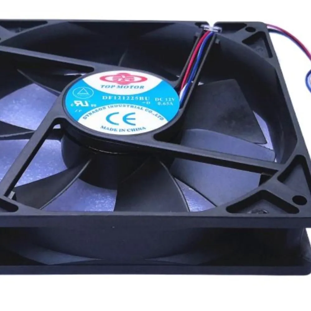 

DF 121225 BU-D 12025 Охлаждающий вентилятор 12 см с двумя шариками, 4-проводные ШИМ-вентиляторы, 12 см, 12 В, 0,65 А, 120X120X25 мм