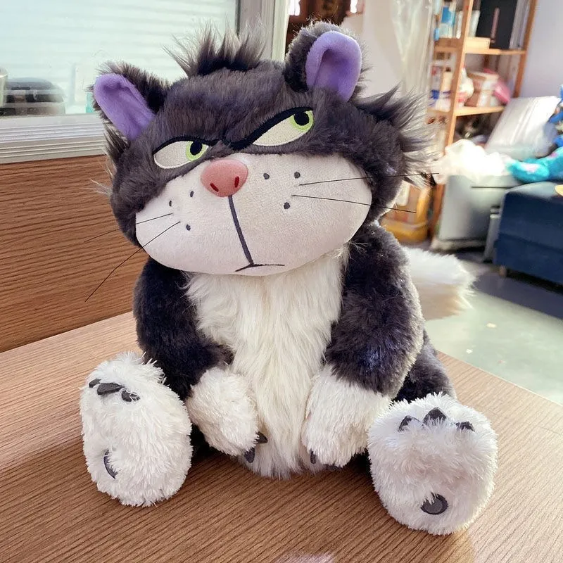 Disney Lucifer The Cat Cute Doll Plush Toy Throw Pillow Cat Doll Birthday Gift Valentine's Day Plush Children's Toy