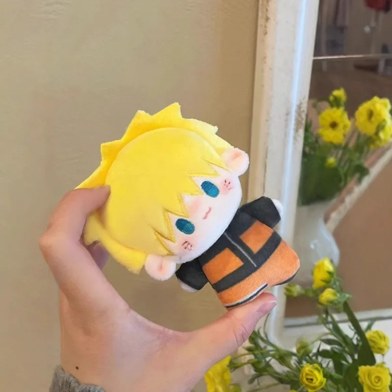 

Новый НАРУТО Аниме Узумаки Наруто 10 см с принтом Nunu Body Хлопковая кукла Учиха Саске Плюшевая сумка Подвеска Брелок Украшение Подарок