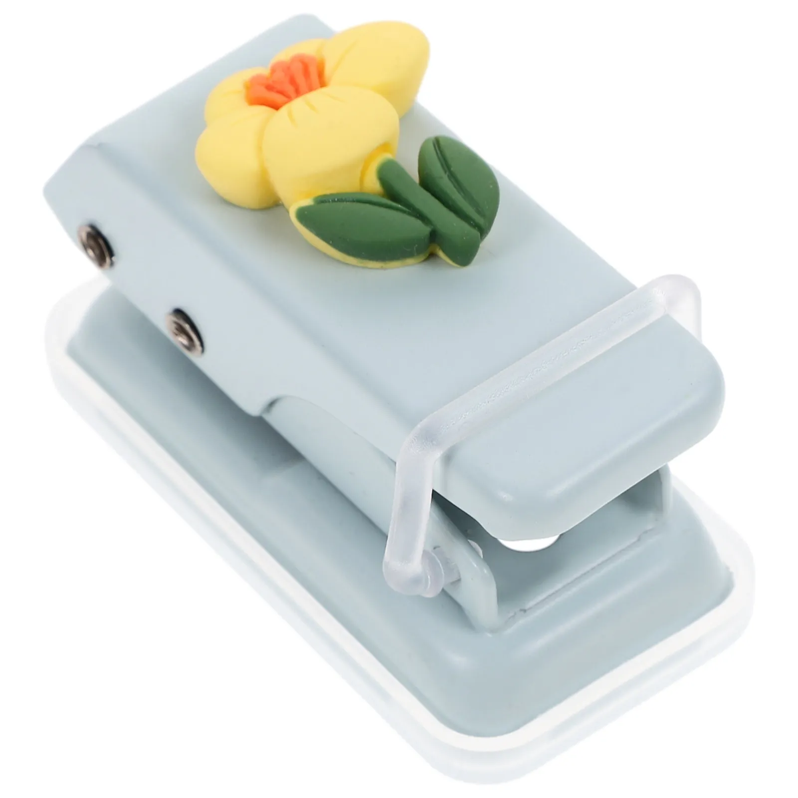 Single Hole Puncher Plastic Metal Small Light Pressure Office DIY Paper Punch Tool Craft Scrapbook Planner Sheet Book Binding