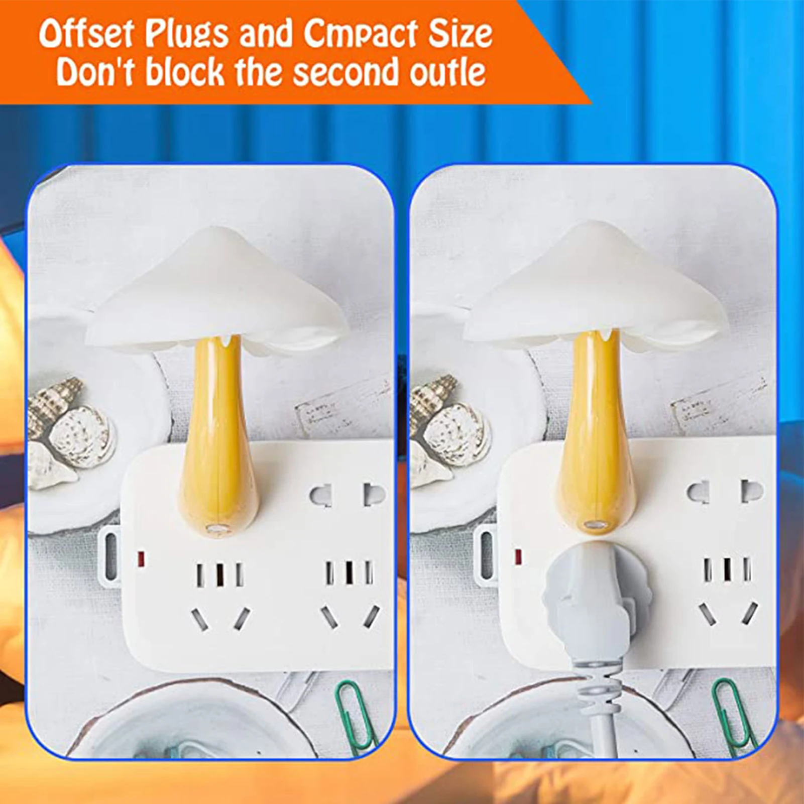 Lampu Meja LED Penginderaan Cahaya Dekorasi Ruangan Lampu Siaga Panjang untuk Lorong Kamar Tidur Kamar Anak-anak Wzpi