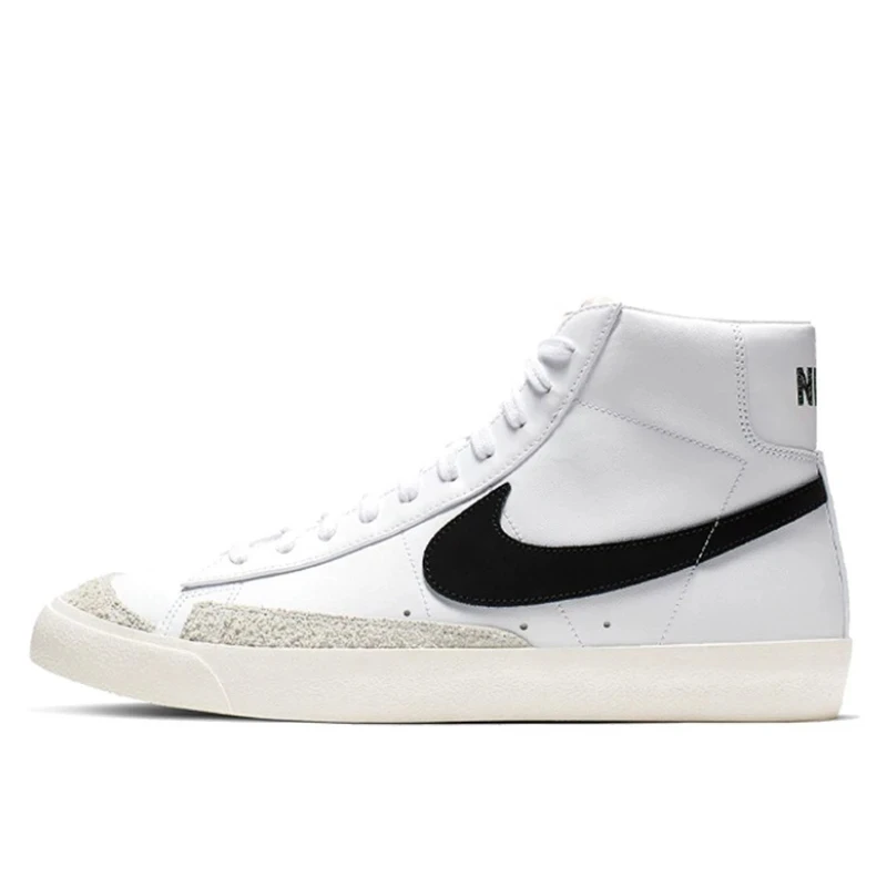 Nike originals blazer 77 men woman high skateboard shoes classics black white soft leathers non-slip walking casual sneakers