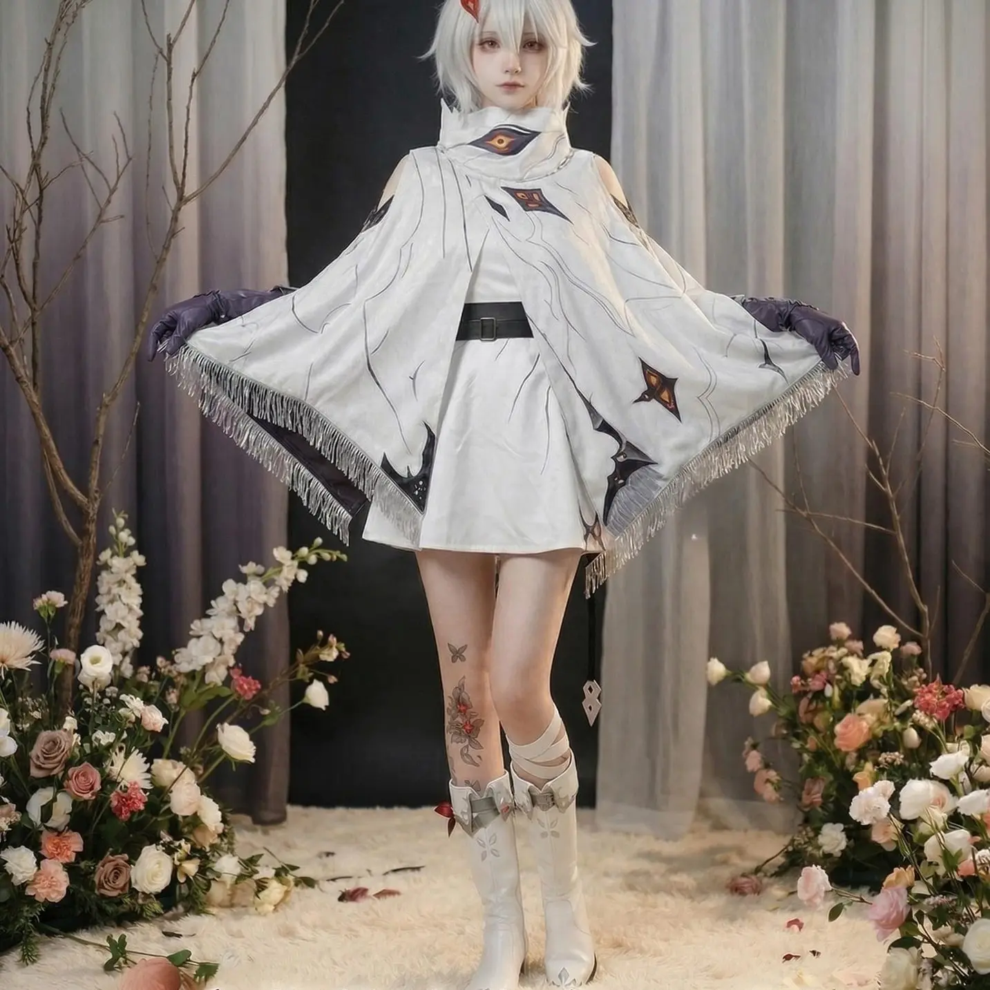 

Double Helix Cosplay Costume Female & Male Hunter Moon Full Set Cos Game Anime Party dress Hallowen Play Role Clothes Clothing