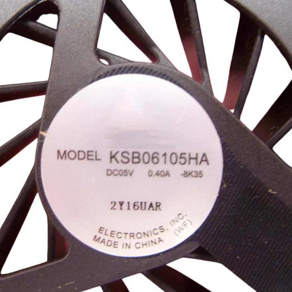 For HP For Compaq Presario CQ61 CQ71 For Pavilion G61 G71 532605‑001 534675‑001 534685‑001 KSB06105HA-BK35 5V Replacement FAN