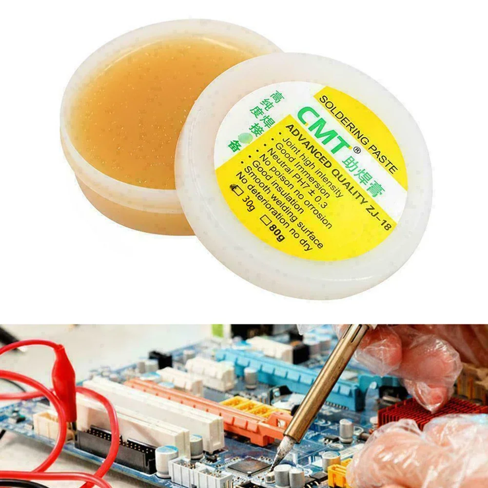 Imagem -04 - Pasta de Fluxo de Solda de Resina 35g Creme de Graxa de Solda para Telefone Pcb Bom Isolamento Peças de Ferramentas de Soldagem de Alta Acidez