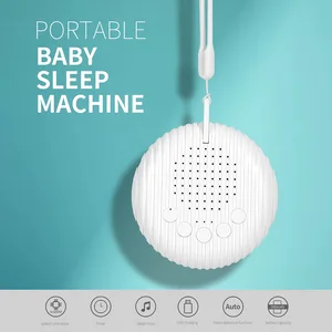 Baby White Noise Sound Machine, beruhigende Sounds Player, zeitgesteuert, einstellbares Volumen, wiederaufladbare USB, 10 beruhigende Klänge 12 Hauptverkäufe Schlafsteuerung - №8