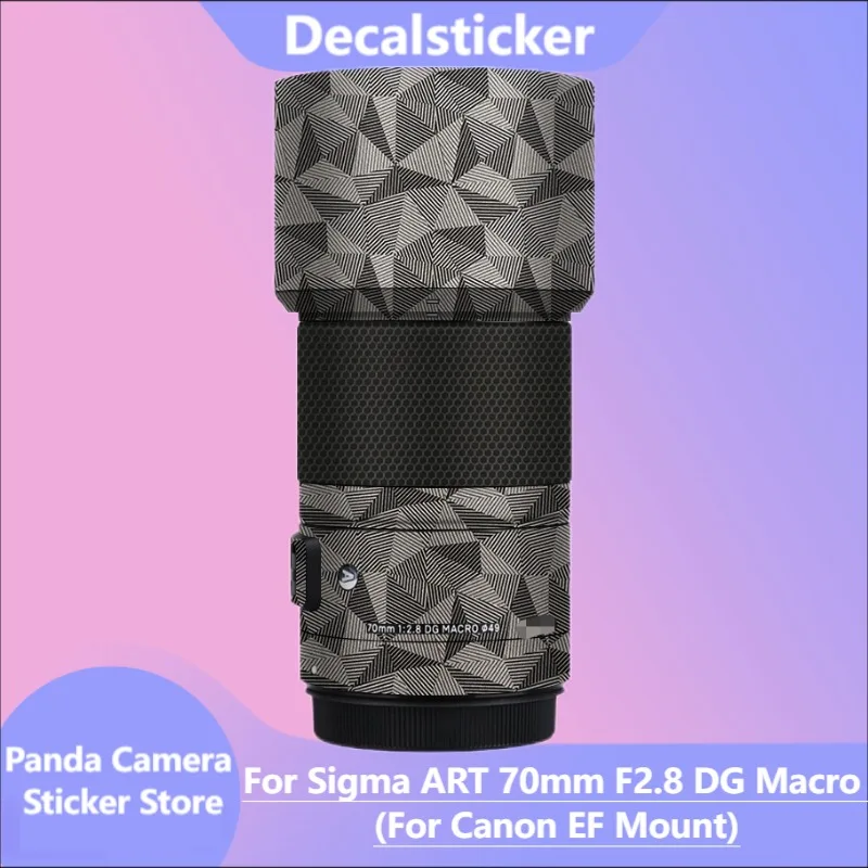 

For Sigma ART 70mm F2.8 DG Macro (For Canon EF Mount) Decal Skin Camera Lens Sticker Vinyl Wrap Film Protector Coat 70 2.8 F/2.8
