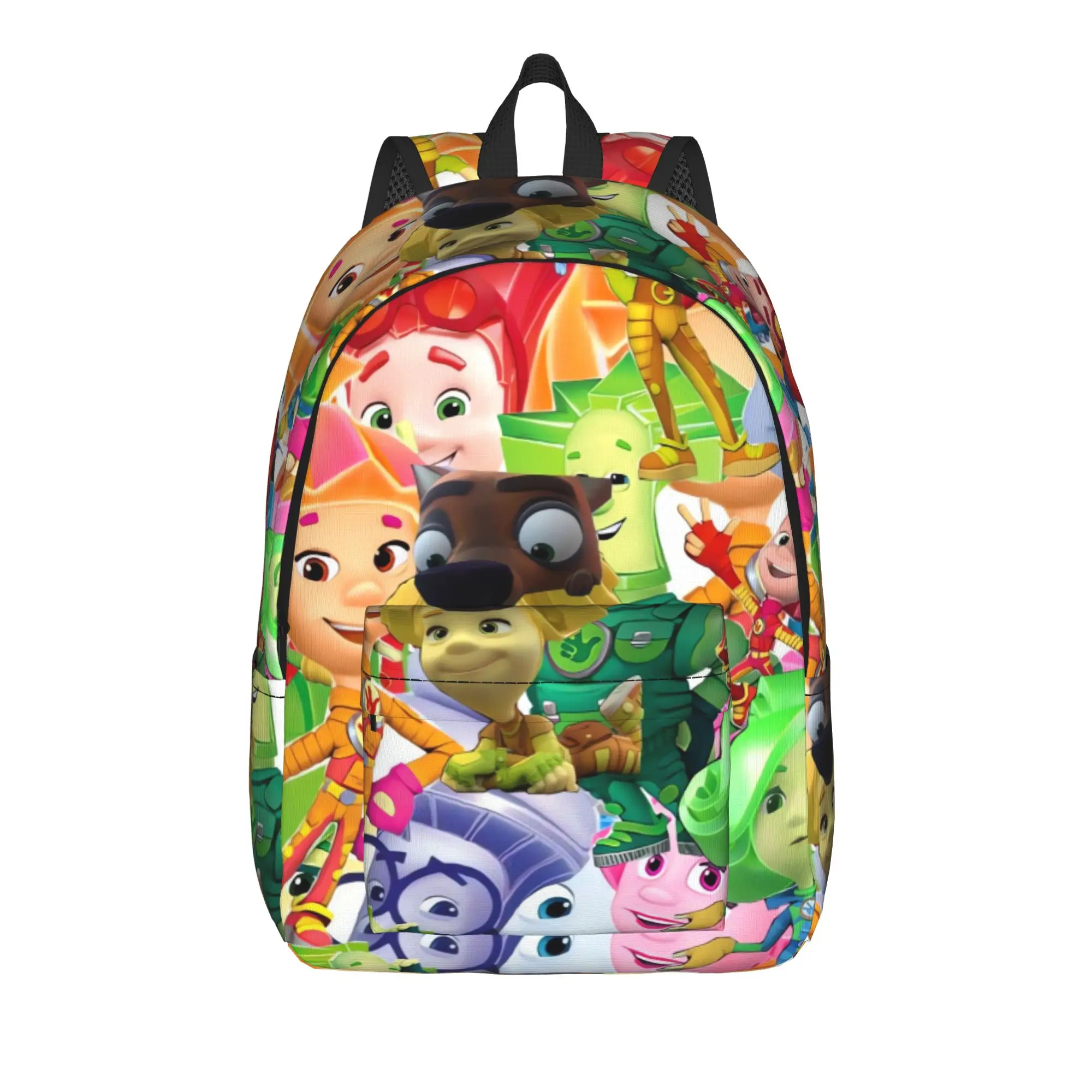 The Fixies Kindergarten Backpack  Camping Backpacks Women Men Streetwear School Bags Colorful Print Rucksack