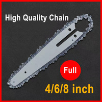 4/6/8/10 Inch 1/4 Chainsaw Chain Guide Portable Electric Saw Mini Chainsaw Logging Saw Blade Pruning Chain Saw Chain Accessories