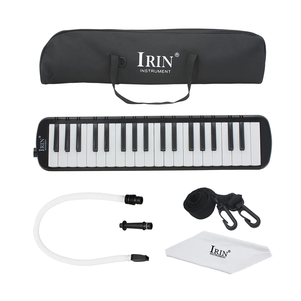 

IRIN Melodica Professional 37 Keys Portable Harmonica Mouth Organ Piano with Bag Cleaning Cloth Beginner Musical Instrument Gift