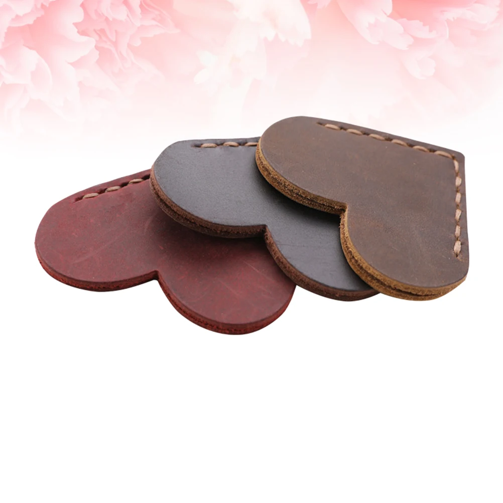 3 個のハート型ブックマークエレガントなブックマーク軽量学用品学生文具ページマーカー飾る