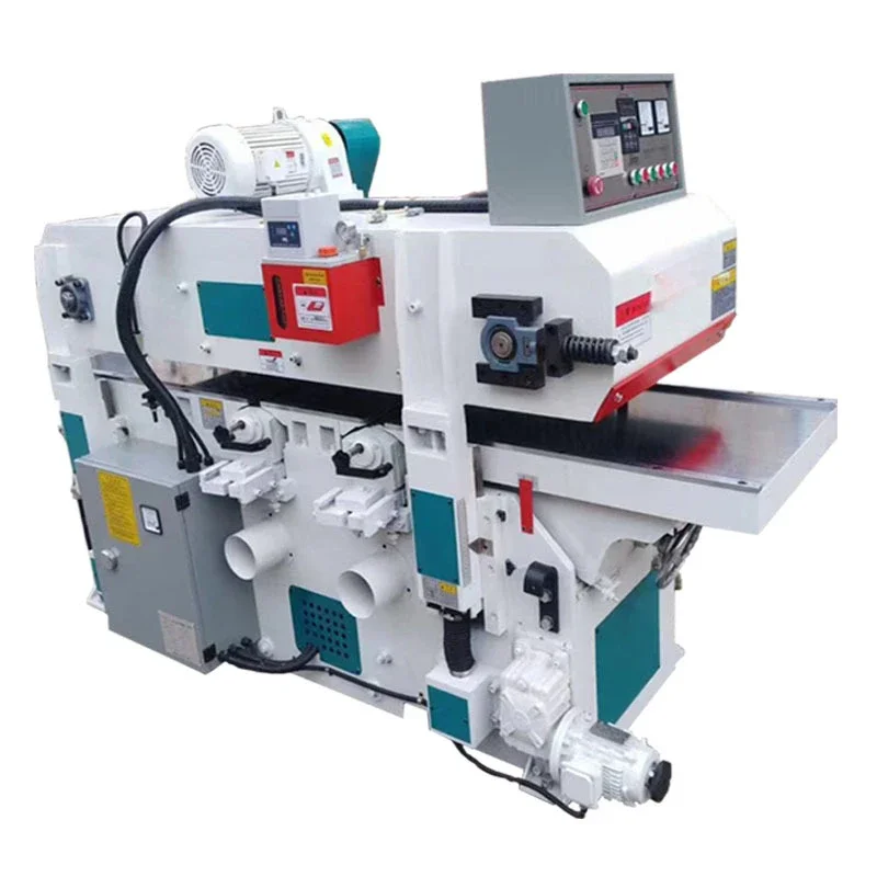 Woodworking mechanical flat crotch bed automatic double blade automatic delivery flat crotch machine flat crotch machine