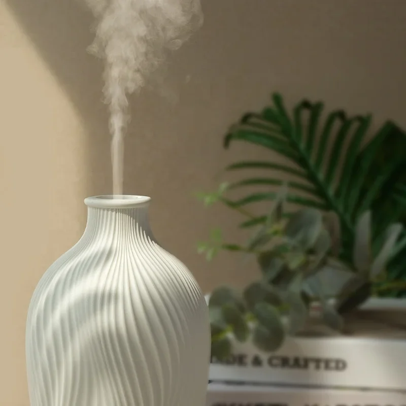 Ellestfun New Design Best Sell Artistic Warm Lamp  Anti-corrosion PP Diffuser Oil Humidifier