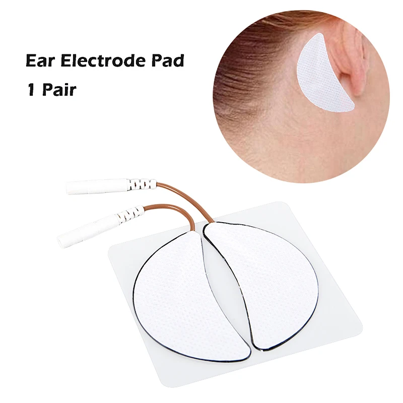 Ear Electrode Pad Non-Woven Electrode Ear Care Pads Self Adhesive Gel Patch For Low Frequency Pulse Physiotherapy Massage Device