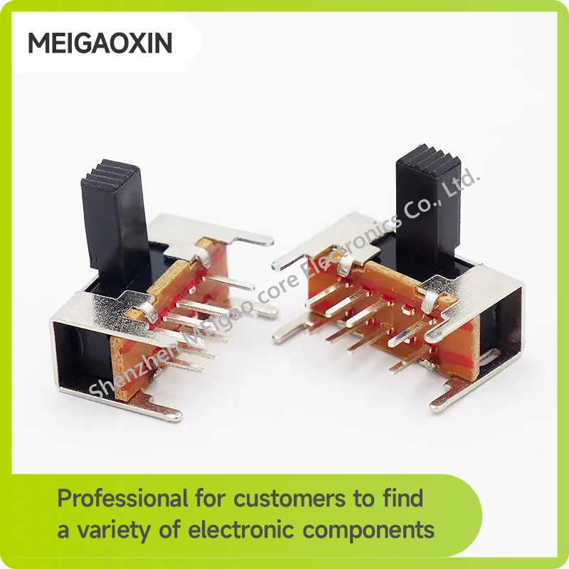 10PCS/LOT SK23D05 3 gear side pull switch Left three right one audio power amplifier horizontal sliding switch