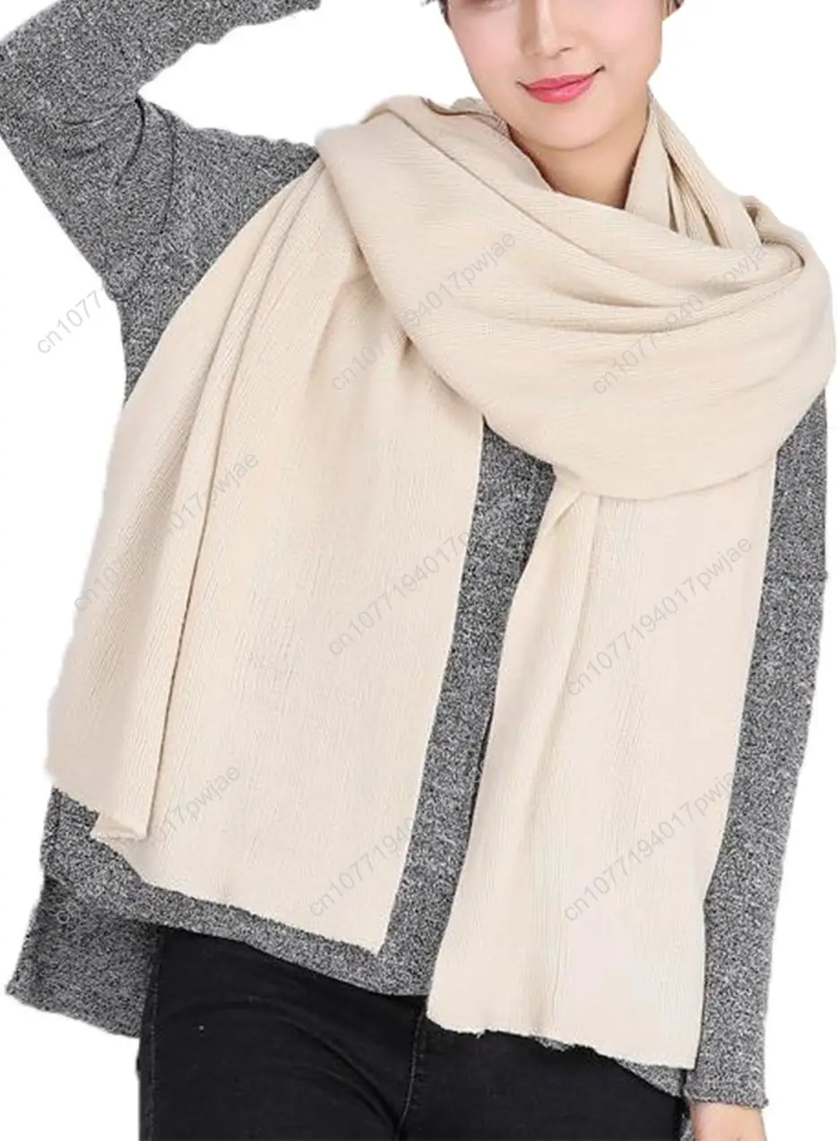 

Wander Agio Women's Warm Scarves Long Shawl Winter Warm Large Scarf Pure Color