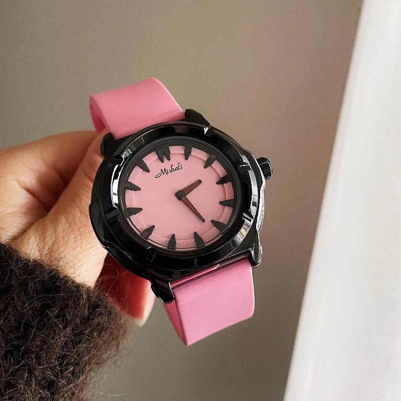 Neue echte elegante Damenuhr Mode einfacher Trend automatische wasserdichte Quarz Damenuhr Geburtstagsgeschenk