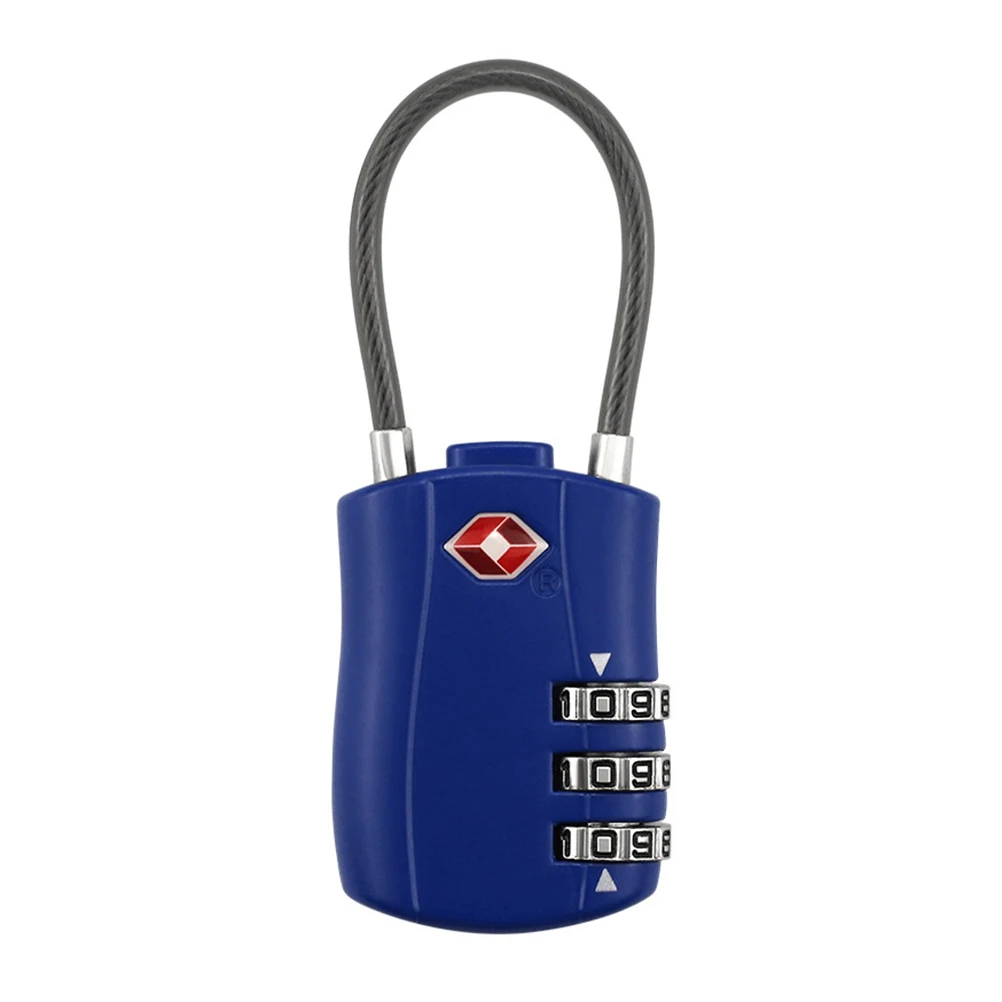 

4Pcs Password Padlock Lightweight Portable 3Digit Combo Luggage Lock Travel Suitcase Security Custom Zipper Backpack Gym Locker