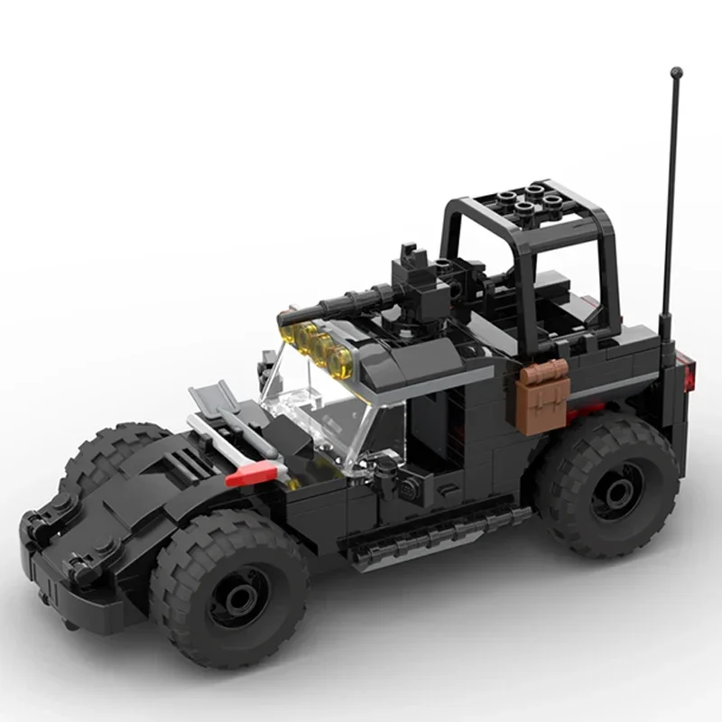 Desert City Car Model Moc Building Bricks, The Demolition Vehicle Technology, Modular Blocks Gift, Christmas Toys, DIY Sets Assembly