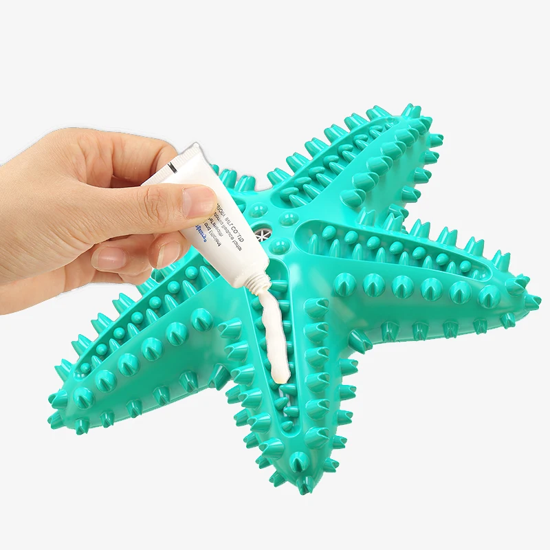 Dog Toys For Large Dogs Tooth Cleaning Chew Funny Interactive Training Starfish Toy Accessories Squeaky Toys TPR Toys Beagle