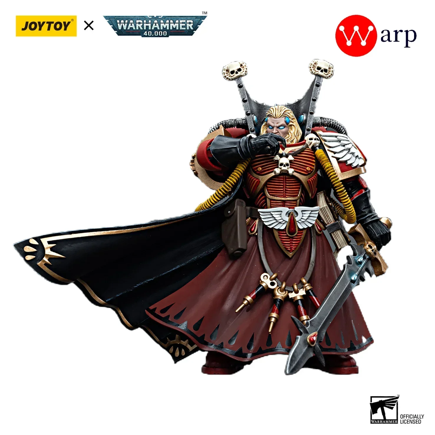 

JOYTOY Warhammer 40k Space Marines 1/18 Action Figures Blood Angels Mephiston Lord of Death Vampire Soldier Anime Military Model