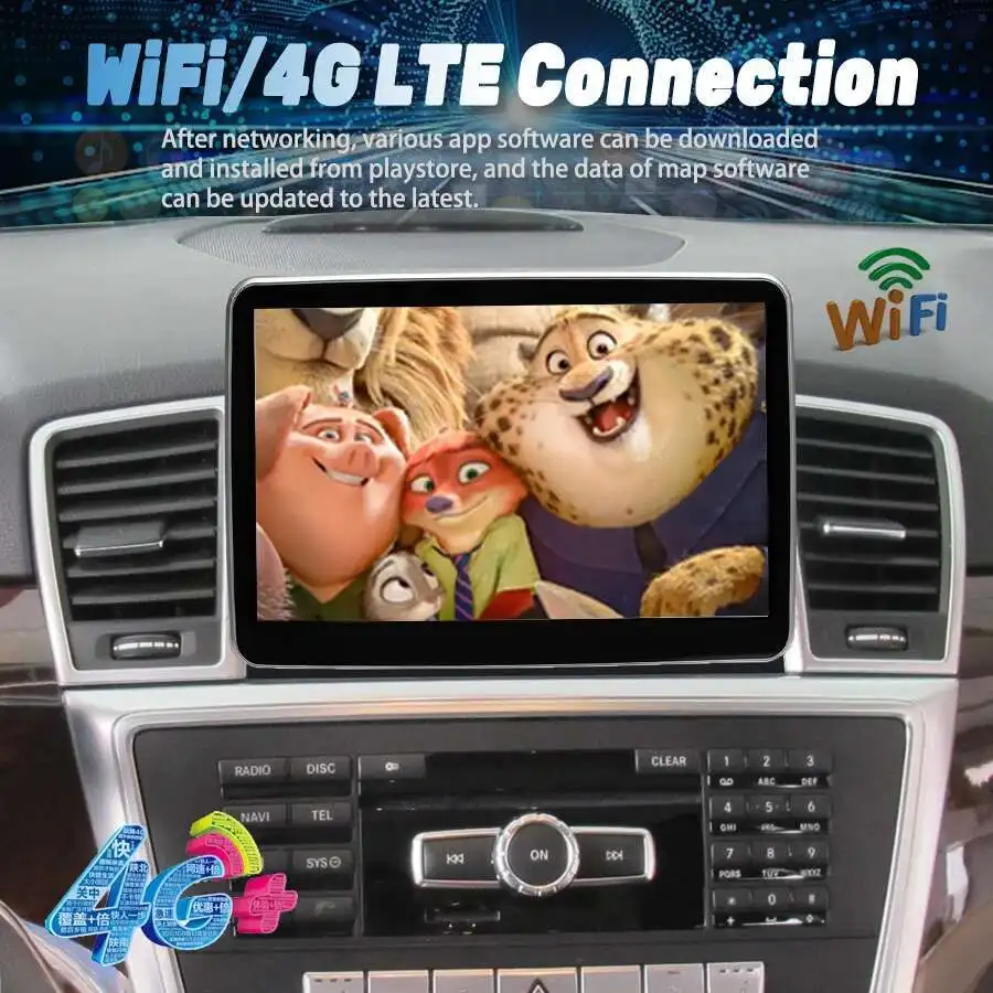 Car Radio For Benz ML W166 GL X166 2013 - 2015 Android 15 Multimedia Video Player GPS Stereo CarPlay 9Inch Oled Screen Recorder