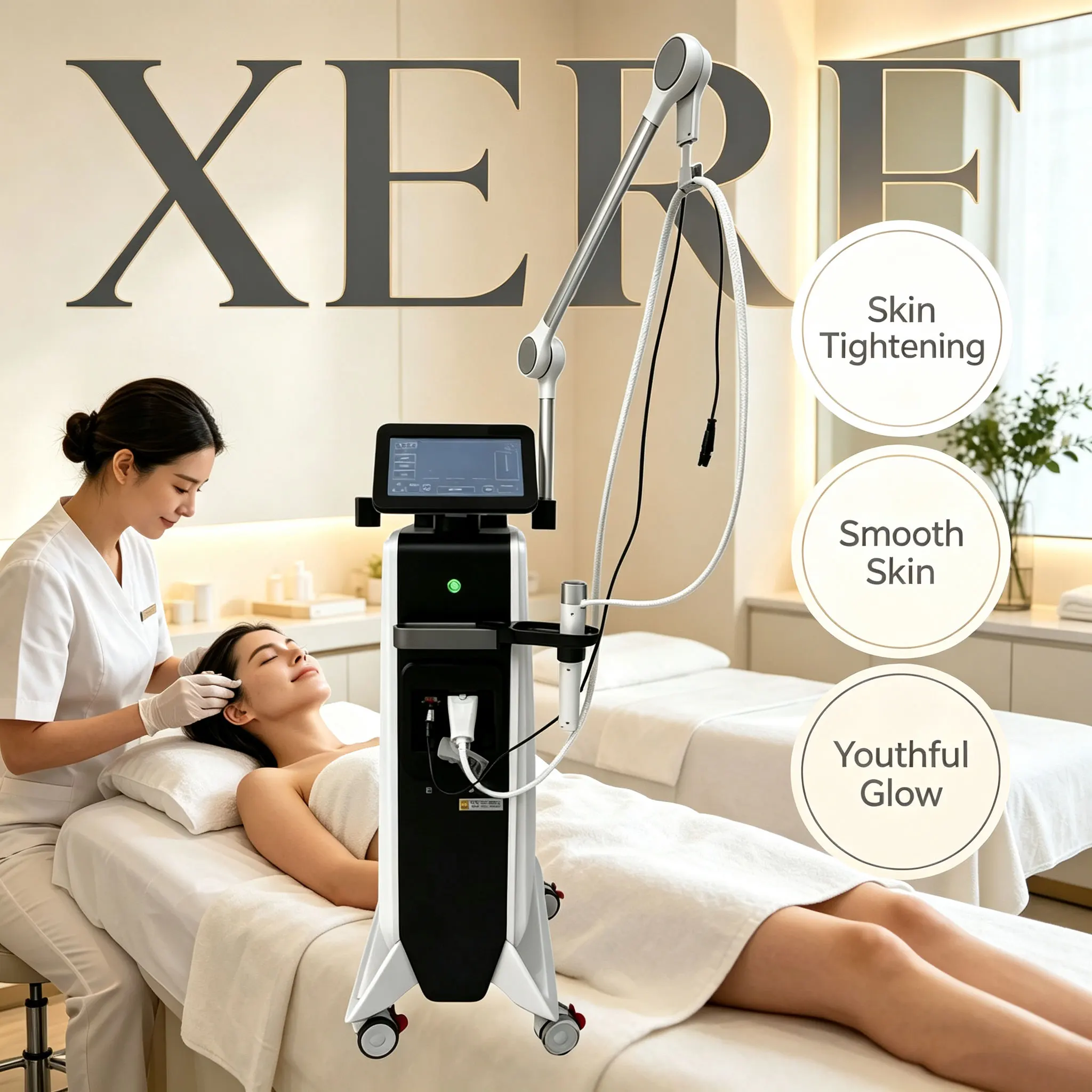 XERF Instrument Tightens The Skin For Collagen Stimulation And Facial Contour Tightening, Specifically Designed For Beauty Salon